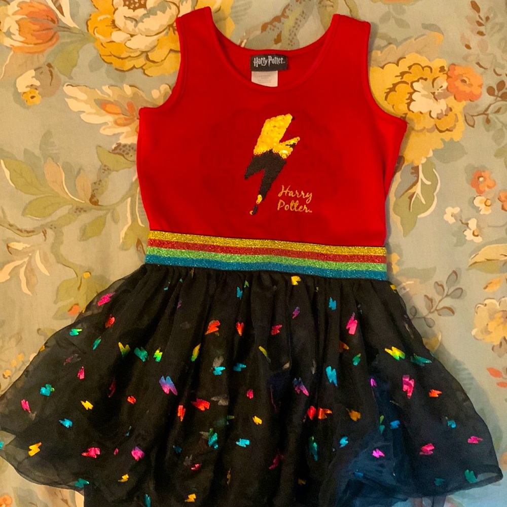 Harry Potter small dress with sequins EUC